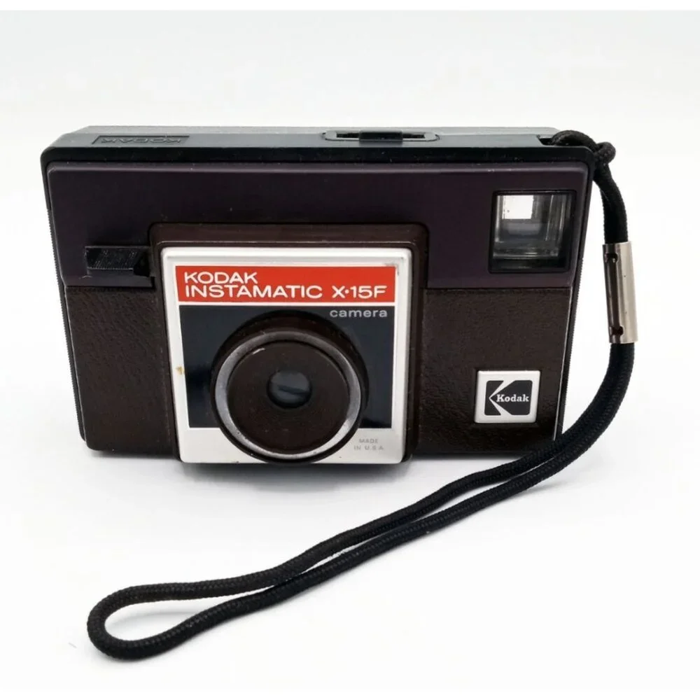 Kodak Instamatic Camera X-15F Vintage Untested 1970s With Strap For Parts